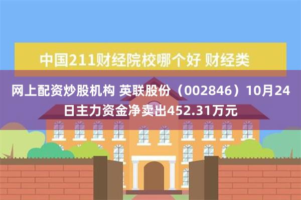 网上配资炒股机构 英联股份（002846）10月24日主力资金净卖出452.31万元