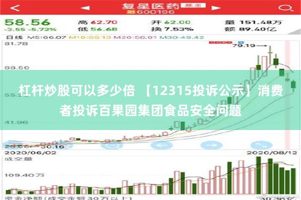 杠杆炒股可以多少倍 【12315投诉公示】消费者投诉百果园集团食品安全问题